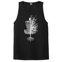 Retro Disc Golf Stupid Tree Funny Frisbee Golf Gift PosiCharge Competitor Tank