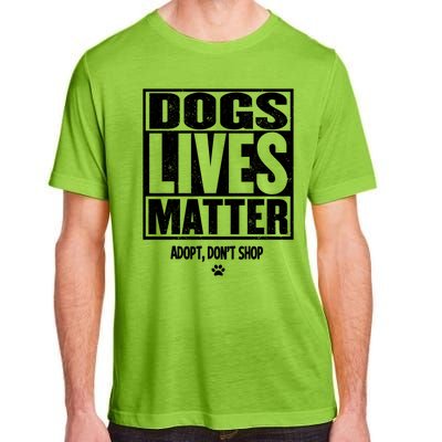 Rescue Dog Gift Mom Dad Dogs Paw Veterinarian Vet Tech Gift Adult ChromaSoft Performance T-Shirt