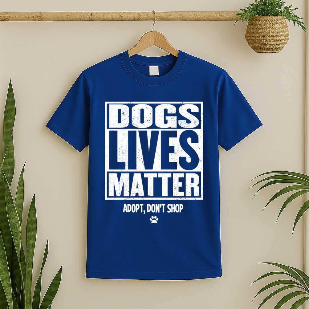 Rescue Dog Gift Mom Dad Dogs Paw Veterinarian Vet Tech Gift T-Shirt