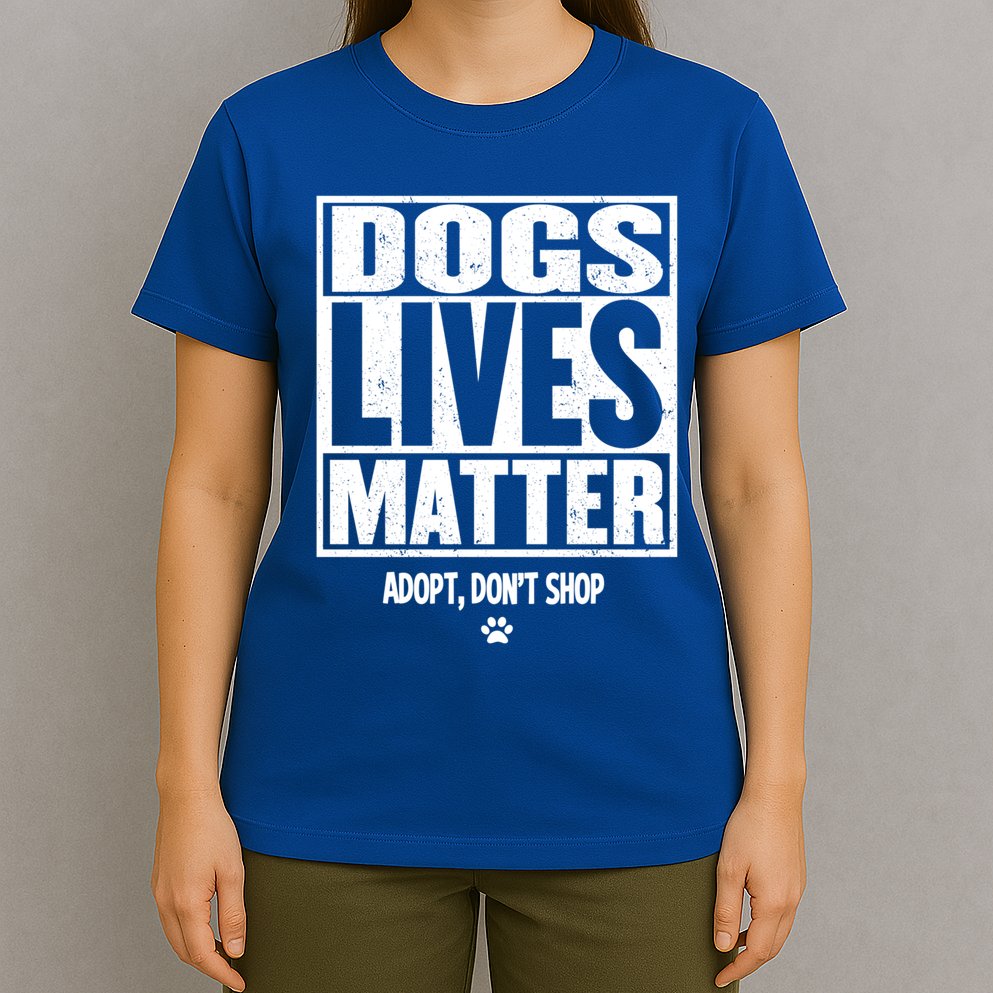 Rescue Dog Gift Mom Dad Dogs Paw Veterinarian Vet Tech Gift T-Shirt