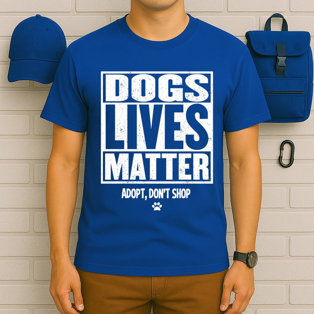 Rescue Dog Gift Mom Dad Dogs Paw Veterinarian Vet Tech Gift T-Shirt