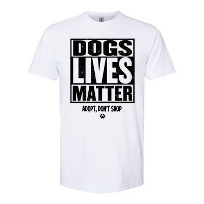 Rescue Dog Gift Mom Dad Dogs Paw Veterinarian Vet Tech Gift Softstyle® CVC T-Shirt