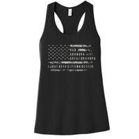 Retro Dad Grandpa Great Grandpa Fathers Day Funny Women's Racerback Tank