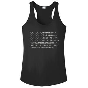 Retro Dad Grandpa Great Grandpa Fathers Day Funny Ladies PosiCharge Competitor Racerback Tank