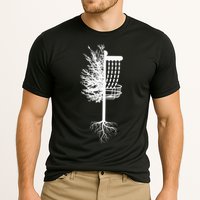 Retro Disc Golf Basket Tree Frisbee Golf Matching Cooling Performance Crew T-Shirt