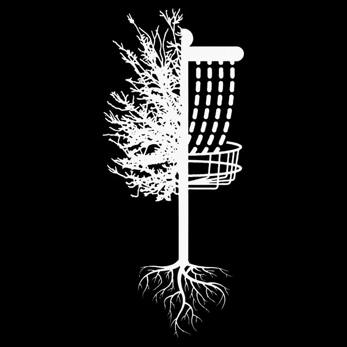 Retro Disc Golf Basket Tree Frisbee Golf Matching Cooling Performance Crew T-Shirt