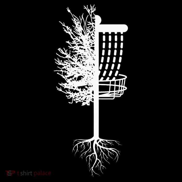 Retro Disc Golf Basket Tree Frisbee Golf Matching 16 in Basic Backpack