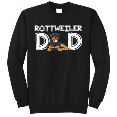 Rottweiler Dad Gift Fathers Day Rottweiler Sweatshirt