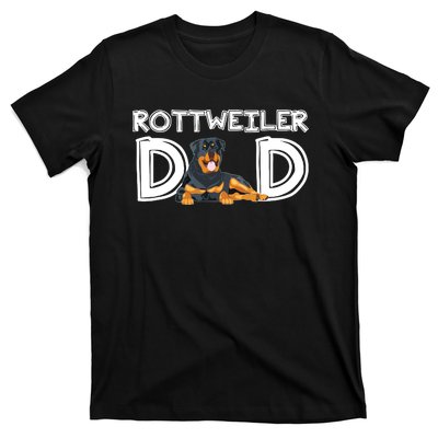 Rottweiler Dad Gift Fathers Day Rottweiler T-Shirt