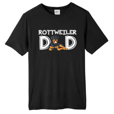 Rottweiler Dad Gift Fathers Day Rottweiler Tall Fusion ChromaSoft Performance T-Shirt