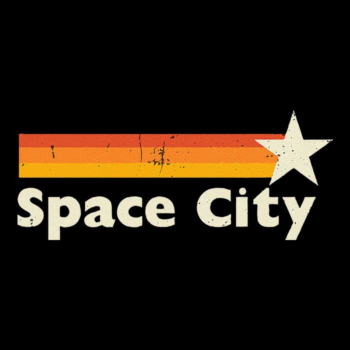 Retro Distressed Houston Baseball Space City Impact Tech Backpack