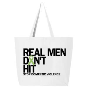 Real Don't Hit Stop Domestic Violence Awareness Cool Gift 25L Jumbo Tote