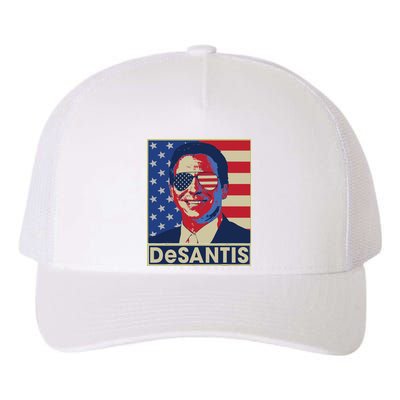 Ron DeSantis Hope Poster Vote For Republican President 2024 Yupoong Adult 5-Panel Trucker Hat