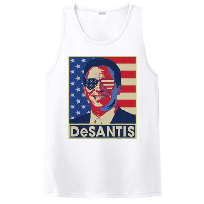 Ron DeSantis Hope Poster Vote For Republican President 2024 PosiCharge Competitor Tank