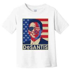 Ron DeSantis Hope Poster Vote For Republican President 2024 Toddler T-Shirt