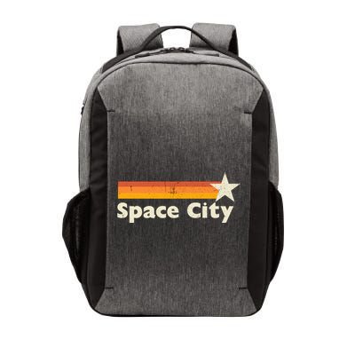 Retro Distressed Houston Baseball Space City Vector Backpack