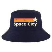 Retro Distressed Houston Baseball Space City Cool Comfort Performance Bucket Hat