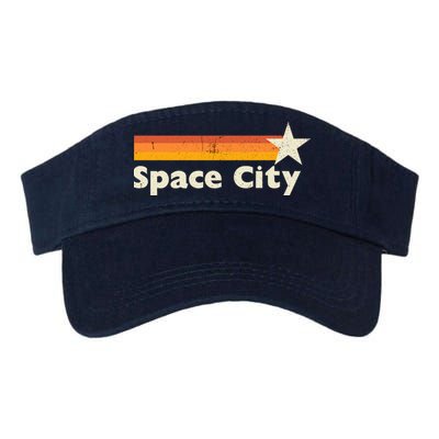 Retro Distressed Houston Baseball Space City Visor