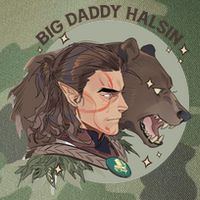 Retro Daddy Halsin The Druid Halsin Video Games BaldurS Gate 3 Legacy Tie Dye Trucker Hat