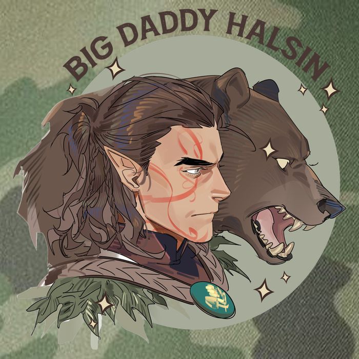 Retro Daddy Halsin The Druid Halsin Video Games BaldurS Gate 3 Legacy Tie Dye Trucker Hat