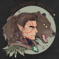 Retro Daddy Halsin The Druid Halsin Video Games BaldurS Gate 3 7 Panel Mesh Trucker Snapback Hat
