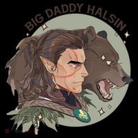 Retro Daddy Halsin The Druid Halsin Video Games BaldurS Gate 3 Flexfit Unipanel Trucker Cap