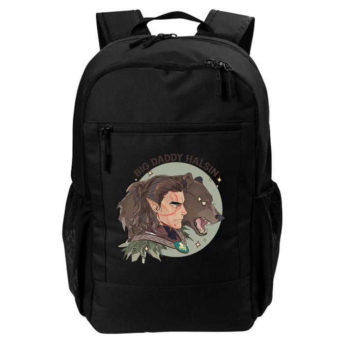 Retro Daddy Halsin The Druid Halsin Video Games BaldurS Gate 3 Backpack