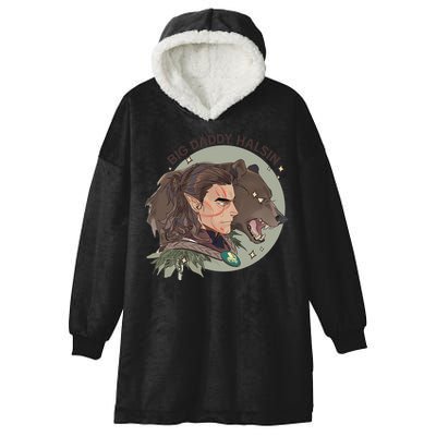 Retro Daddy Halsin The Druid Halsin Video Games BaldurS Gate 3 Hooded Wearable Blanket