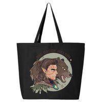Retro Daddy Halsin The Druid Halsin Video Games BaldurS Gate 3 25L Jumbo Tote