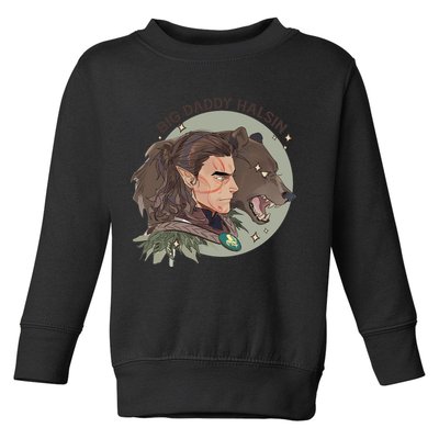 Retro Daddy Halsin The Druid Halsin Video Games BaldurS Gate 3 Toddler Sweatshirt