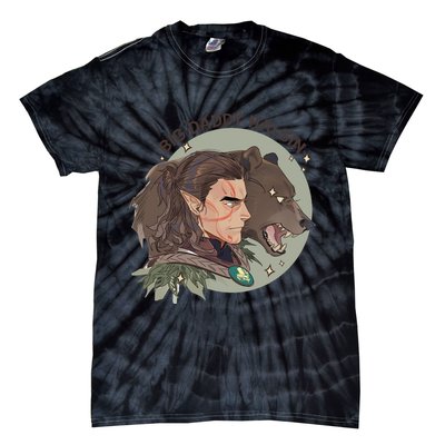 Retro Daddy Halsin The Druid Halsin Video Games BaldurS Gate 3 Tie-Dye T-Shirt