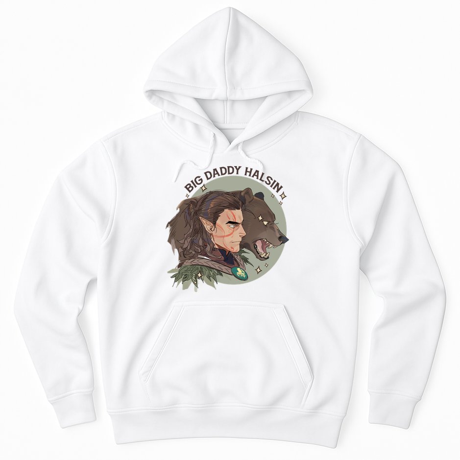 Retro Daddy Halsin The Druid Halsin Video Games BaldurS Gate 3 Hoodie