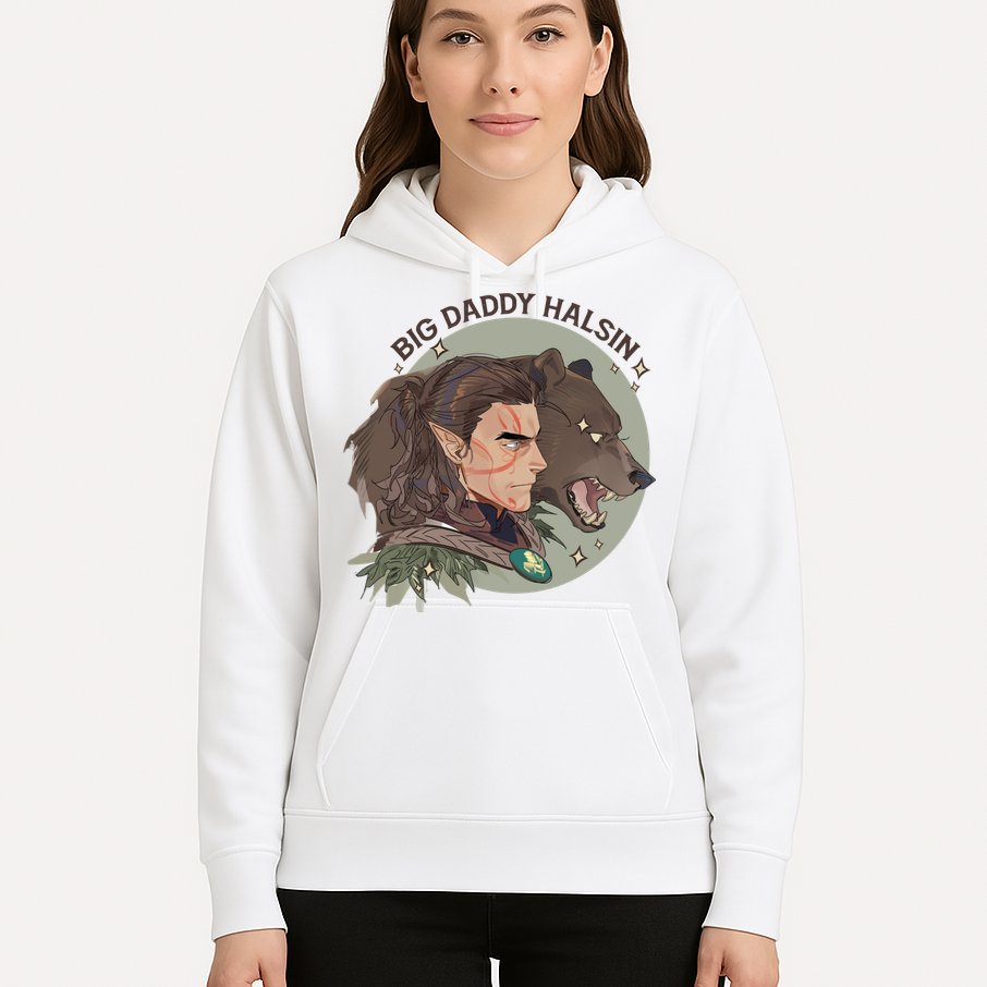 Retro Daddy Halsin The Druid Halsin Video Games BaldurS Gate 3 Hoodie