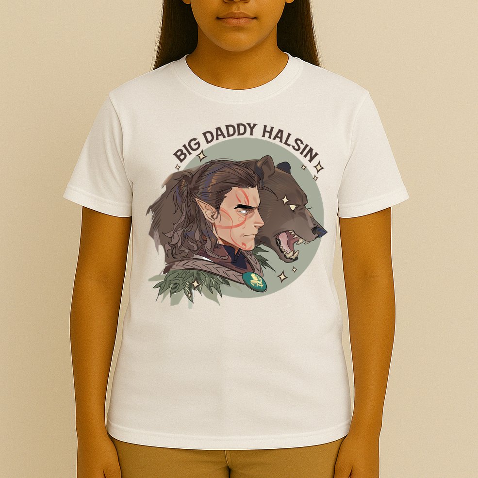 Retro Daddy Halsin The Druid Halsin Video Games BaldurS Gate 3 T-Shirt
