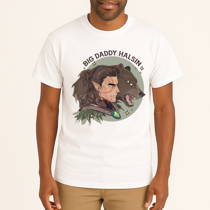Retro Daddy Halsin The Druid Halsin Video Games BaldurS Gate 3 Tall T-Shirt
