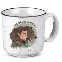 Retro Daddy Halsin The Druid Halsin Video Games BaldurS Gate 3 15oz Campfire Ceramic Mug