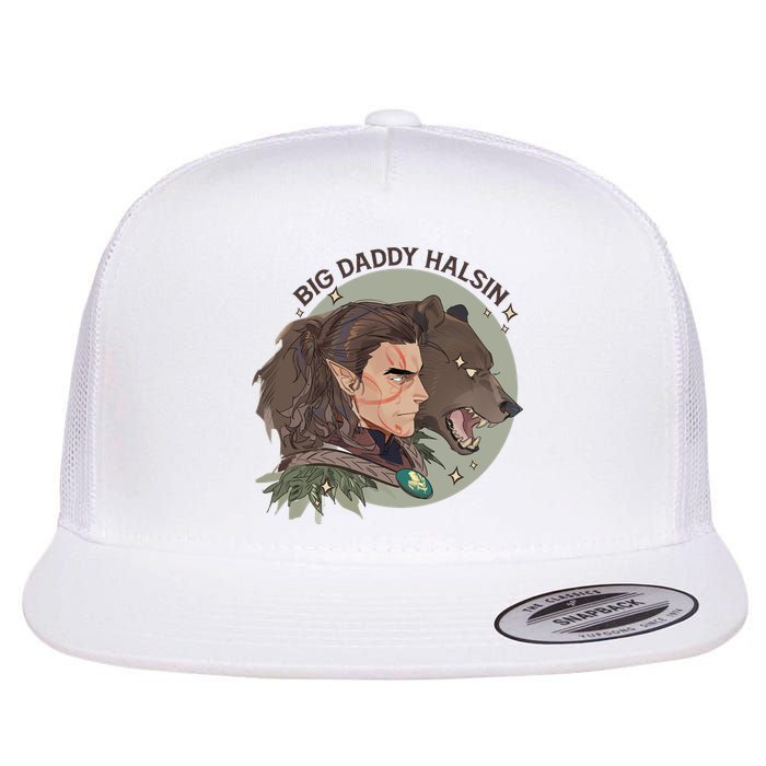 Retro Daddy Halsin The Druid Halsin Video Games BaldurS Gate 3 Flatbill Hat