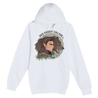 Retro Daddy Halsin The Druid Halsin Video Games BaldurS Gate 3 Premium Pullover Hoodie
