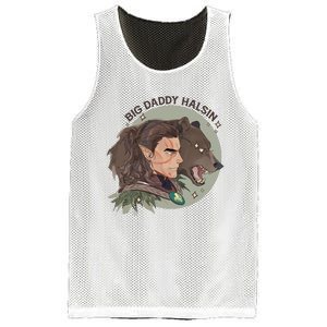 Retro Daddy Halsin The Druid Halsin Video Games BaldurS Gate 3 Mesh Reversible Basketball Jersey Tank