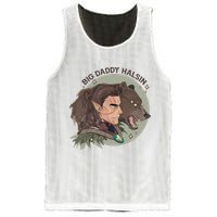 Retro Daddy Halsin The Druid Halsin Video Games BaldurS Gate 3 Mesh Reversible Basketball Jersey Tank