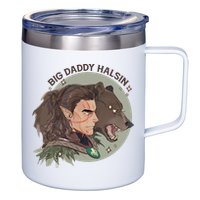 Retro Daddy Halsin The Druid Halsin Video Games BaldurS Gate 3 12oz Stainless Steel Coffee Mug