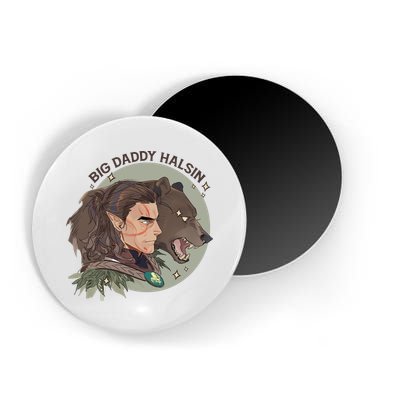 Retro Daddy Halsin The Druid Halsin Video Games BaldurS Gate 3 Magnet