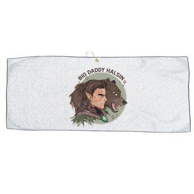 Retro Daddy Halsin The Druid Halsin Video Games BaldurS Gate 3 Large Microfiber Waffle Golf Towel