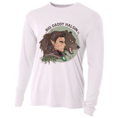 Retro Daddy Halsin The Druid Halsin Video Games BaldurS Gate 3 Cooling Performance Long Sleeve Crew