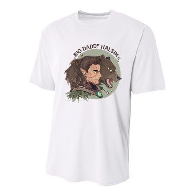 Retro Daddy Halsin The Druid Halsin Video Games BaldurS Gate 3 Youth Performance Sprint T-Shirt