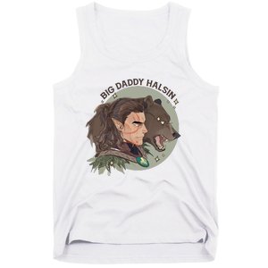 Retro Daddy Halsin The Druid Halsin Video Games BaldurS Gate 3 Tank Top