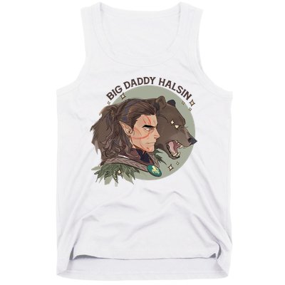 Retro Daddy Halsin The Druid Halsin Video Games BaldurS Gate 3 Tank Top