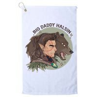 Retro Daddy Halsin The Druid Halsin Video Games BaldurS Gate 3 Golf Towel