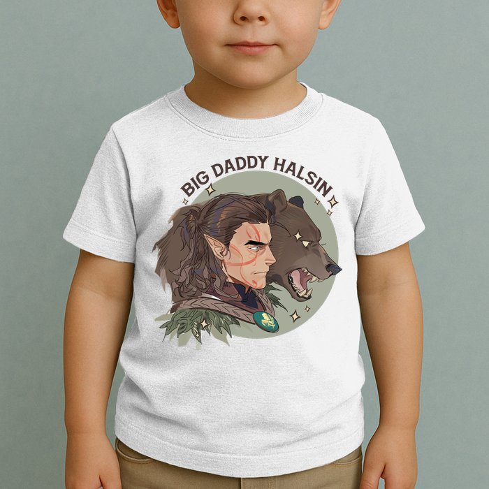 Retro Daddy Halsin The Druid Halsin Video Games BaldurS Gate 3 Toddler T-Shirt