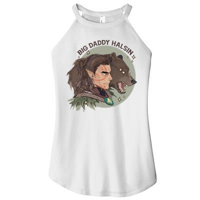 Retro Daddy Halsin The Druid Halsin Video Games BaldurS Gate 3 Women's Perfect Tri Rocker Tank